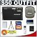 Nikon Coolpix S50 7.2 Megapixel Digital Camera (Black) with 3x Optical Zoom + Transcend 2GB SecureDigital (SD) Card + USB Card Reader + Spare EN-EL8 Battery for Nikon + Digital Camera Case (Camera Refurbished by Nikon U.S.A.)