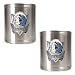 Dallas Mavericks NBA 2pc Stainless Steel Can Holder Set - Primary Logo by Great American Products