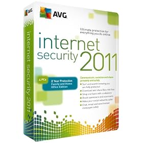 AVG Internet Security 2011, 4 User, 2 Year Subscription (PC)