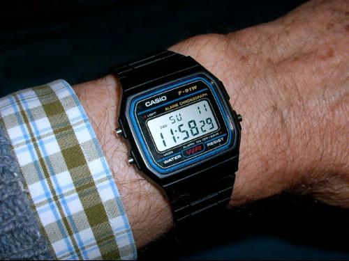 The 80s are back: Casio F-91W-1YEF | Retrouhr The 80s are back: Casio F-91W-1YEF | Retrouhr