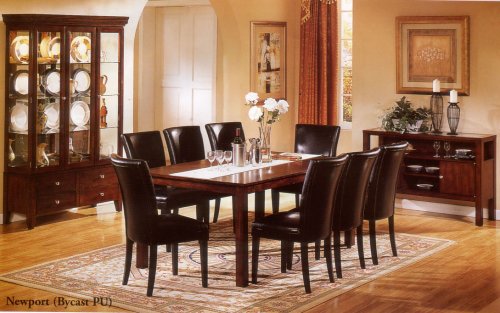 Newport (Bycast PU)Table/Parson Chair