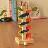 Wishtime コロコロ 玉落とし ビー玉2個付き 木のおもちゃ 赤ちゃん カラフル 幼児 知育 玩具