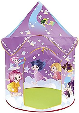 KEden Easy Pop Up Play Tent Princess Prince Castle Shaped Toy Tent Game House for Baby Play, Great Christmas Gift for Kids
