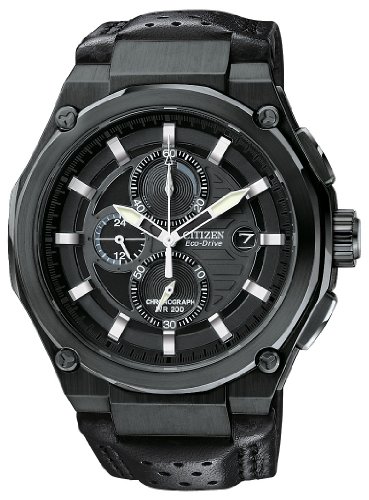 Citizen Men's CA0315-01E Sport Eco-Drive Chronograph Watch