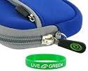 Neoprene Sleeve Case (Dark Blue) for Canon PowerShot A480 Digital Camera Deep Red