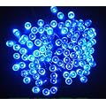 Proxima 100 LED 17M Blue Solar Powered Fairy Light Waterproof -- Garden Outdoor Christmas Lights--New designed Solar Panel last 3 hours longer, ship by 1st class delivery