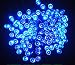Proxima 100 LED 17M Blue Solar Powered Fairy Light Waterproof -- Garden Outdoor Christmas Lights--Sales on, ship by 1st class delivery