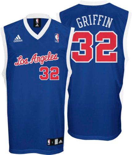 Blake Griffin Jersey: adidas Blue Replica #32 Los Angeles Clippers Jersey