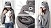 HiRudolph Cosplay My Neighbor Totoro Shoulder Cape Shawl Cloak Soft Plush Costume Grey, 150cm70cm