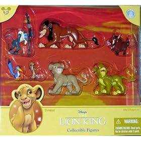  Disney The Lion King Poseable Figurine Figure Set