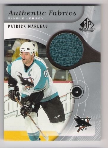 PATRICK MARLEAU 2005-06 SP Game Used Edition Authentic Fabrics JERSEY Card San Jose Sharks Hockey