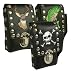 Genuine Leather Mens MADE IN USA Studded Cigarette Case in Choice of Embroidery