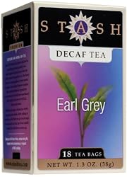 Stash Premium Decaf Earl Grey Tea, Tea Bags, 18-Count Boxes (Pack of 6)