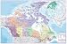 Map of Canada Poster Print, 36x24