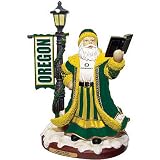 Oregon Ducks NCAA Fight Song Santa Figurine