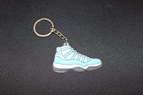 One Stop Discount Shop® - Air Jordan 11 Basketball Jumpman Key Chain in Light Blue