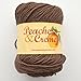 Peaches & Creme (Cream) Cotton Yarn Dark Taupe (Brown) 2.5 oz.