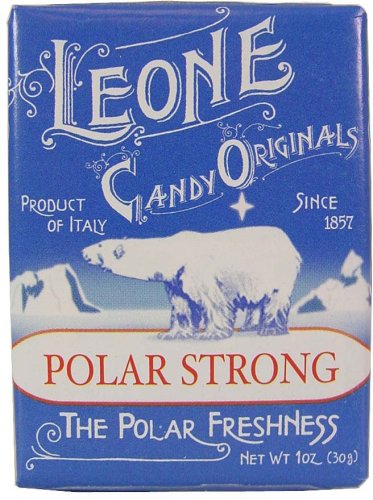 3 pack ~ Polar Strong The Polar Freshness Leone Italian Traditional Candy mints retro... by Leone
