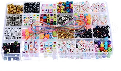 Kid's Beading Toys Mixed Set Children Educational Beads Craft Letters Alphabet Beading Kit