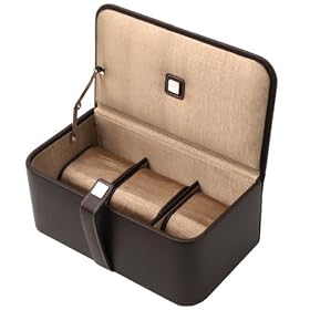 Savile Row 3pc Leather Watch Box