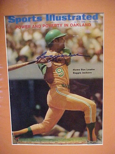 Reggie Jackson Autographed Signed July 7 1969 Sports Illustrated Magazine Professionally Matted Cover 11 X 14 Size Ready To Frame