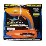 Speed Sharks V3 Mako Shark - Motorized Water Fighter - orange color with blue trim