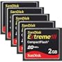 SanDisk 2 GB Extreme III Compact Flash Memory Card - Pack of Five (5)