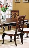 Set of 2 Dining Chairs Cherry Finish
