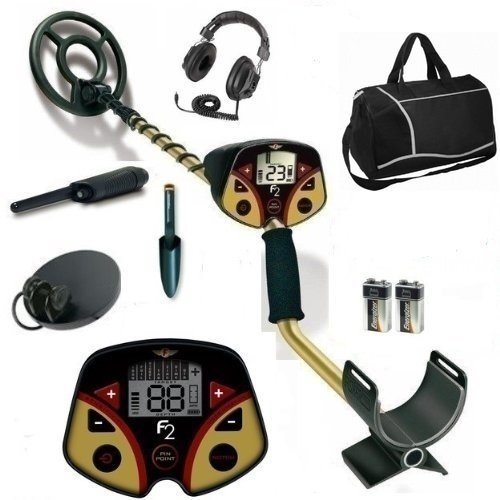 Fisher F2 Metal Detector Bonus Package with Free Accessories