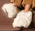 Luxurious Alpaca Fur Fuzzy Slippers for Men and Women, Soft, Cozy and Comfortable