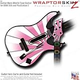 Rising Sun Pink Skin fits Band Hero, Guitar Hero 5 & World Tour Guitars for XBOX 360 & PS3 (GUITAR N