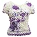 Gourmet Popcorn Shirt - Short Sleeve Motif Print (Lavender Floral)