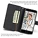 Ailun Phone Case for iPhone 6s, iPhone 6,Two-in-One PU Leather Wallet Case,Magnetic Detachable TPU Back Cover&Multiple Card Slots Cash Compartment,Wrist Strap[Black]