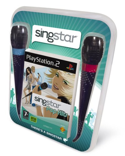 Childrens Toyshop  Video Games : SingStar Pop Hits with 2 Microphones (PS2)