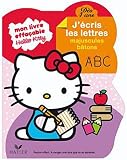 Hello Kitty - J'écris les lettres majuscules bâtons dès 4 ans - livre ardoise