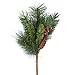 Factory Direct Craft Set of 2 Artificial Mixed Pine, Pinecone, and Red Berries Spray