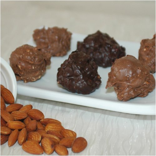 Milk Chocolate Cluster Assortment 1 Lb. by Chocolate Chocolate Chocolate Company