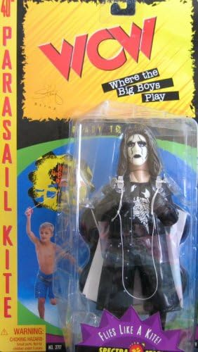 WCW Sting Action Figure with 40" Parasail Kite by Toybiz 1998