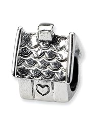 Sterling Silver House Charm Bead Fits Pandora Chamilia Biagi Bracelet