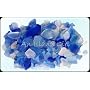 Large 1/2 Pound Lot of Blue Sea Beach Glass Rare