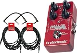 TC Electronic Hall Of Fame Reverb Stomp Box Effect Pedal with 4 Free Cables!