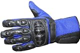 CARBON KEVLAR Motorcycle Mesh & Leather Bike Gloves
