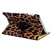 HDE Rotating iPad Case Magnetic Folding Leather Cover Folio Flip Stand for Apple iPad 2 iPad 3 iPad 4 (Cheetah Print)