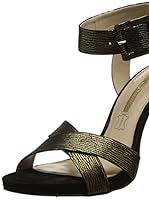 Buffalo London Sandalias de tacón (Oro / Negro)