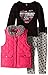 Calvin Klein Baby Girls' Quilted Vest with Tee and Pants