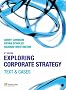 Exploring Corporate Strategy: Text and Cases [with resource DVD]
