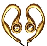 Koss 309 Purdue University SportClip Earphones with Wind Up Storage Case for MP3, CD, DVD Players (Gold Case)