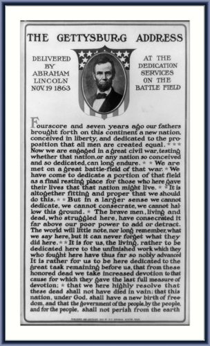 The Gettysburg Address