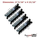 PayandPack 17 5/16' x 4 15/16' MBP 93041  BBQ Barbeque Barbecue Replacement Gas Grill Porcelain Steel Heat Plate Shield Tent Diffuser Deflector for Charmglow, Costco Kirkland, Grand Isle, Nexgrill, Perfect Flame, Permasteel, Sam's Club, Lowes Model Grills