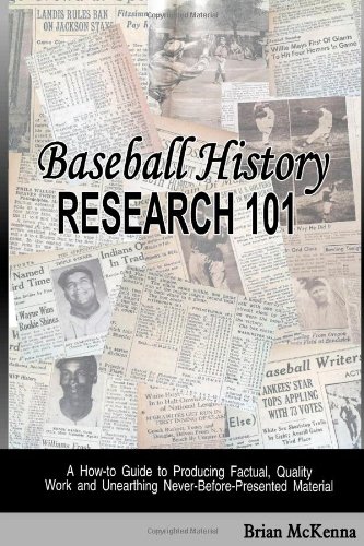 Baseball History Research 101